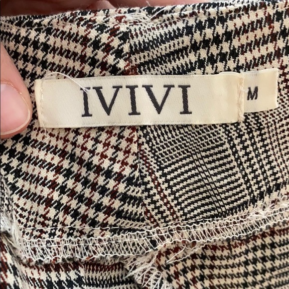 Black and white plaid Chino pants - Picture 6 of 6